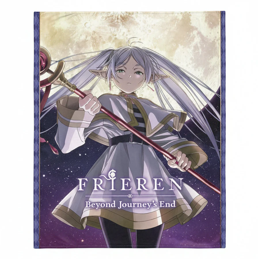 Frieren: Beyond Journey's End - Teaser Visual #1 Sublimation Throw Blanket 60in By 46in - Image 1