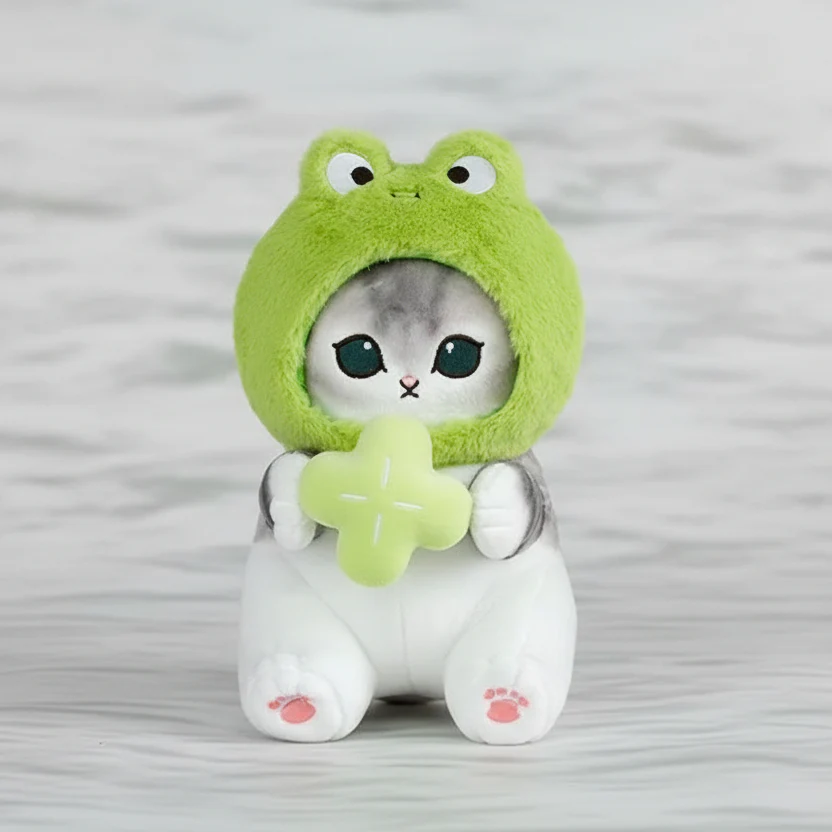 Mofusand Frog Cat Plush 12" - Image 2