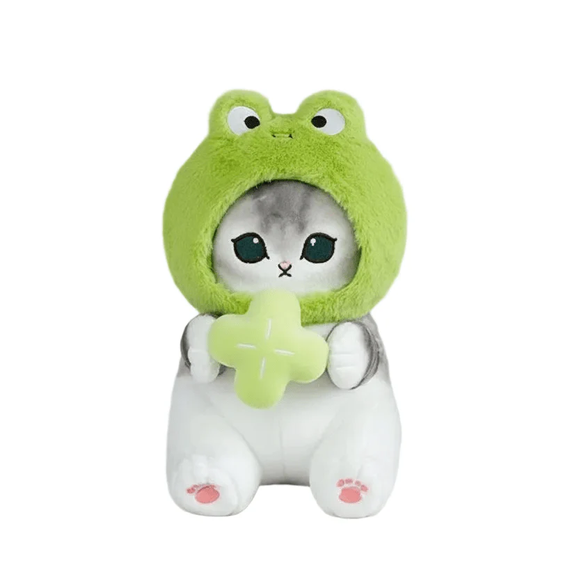 Mofusand Frog Cat Plush 12" - Image 1