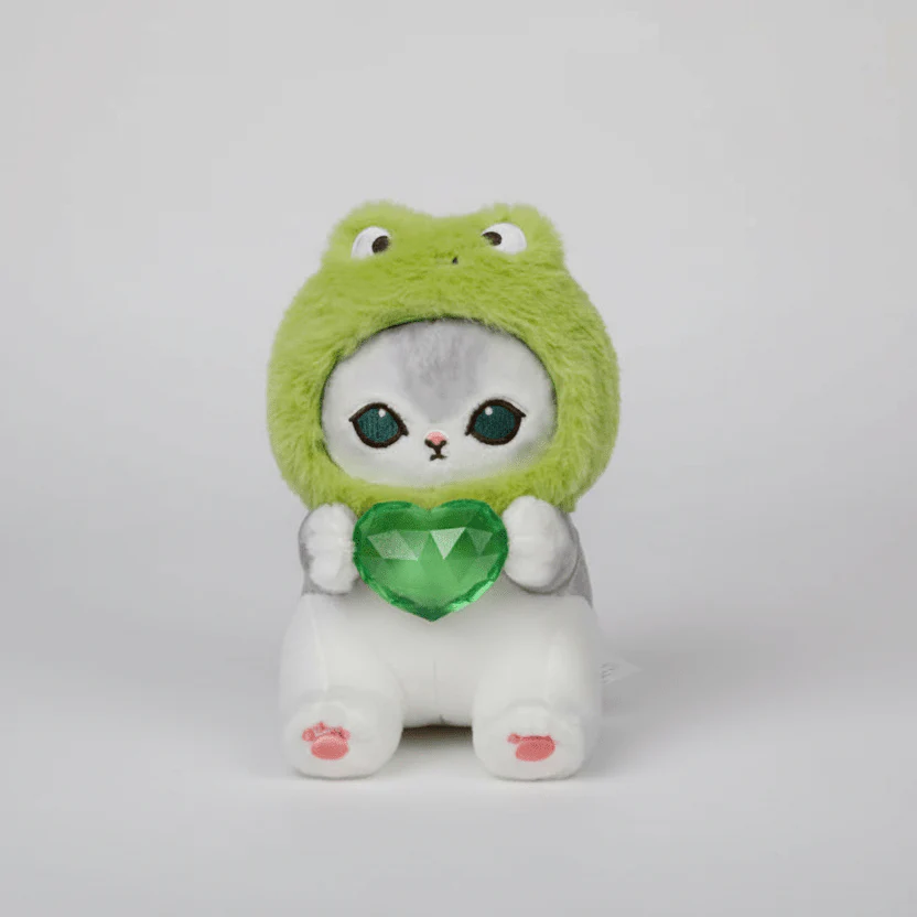 Mofusand Kawaii Frog Cat Plush 9" - Image 2