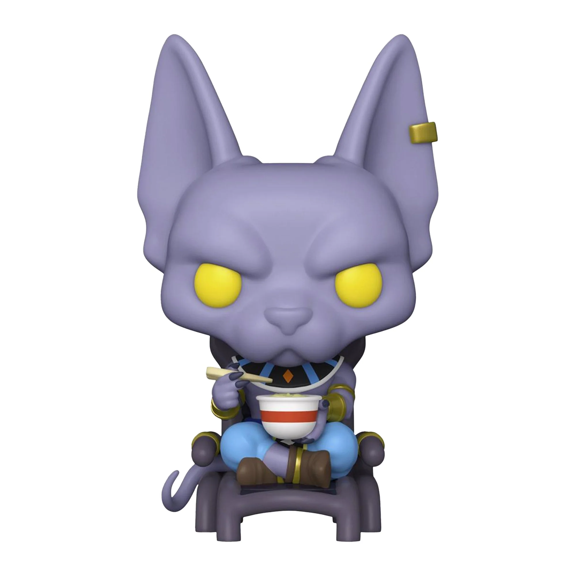 Funko Pop! Animation: Dragon Ball Super - Beerus Eating Noodles Hot Topic Exclusive - Image 1