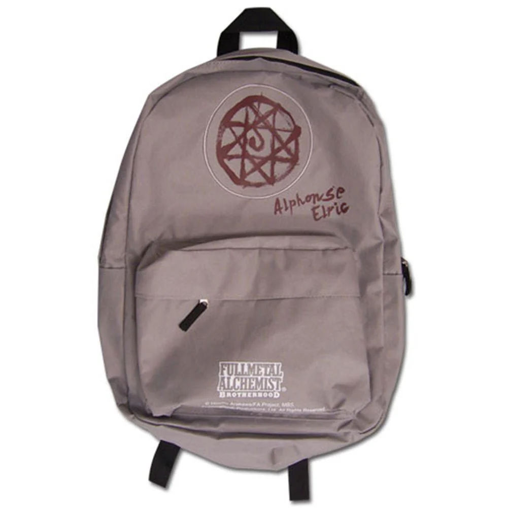 Fullmetal Alchemist Brotherhood Alphonse Al Anime Backpack Bag - Image 1