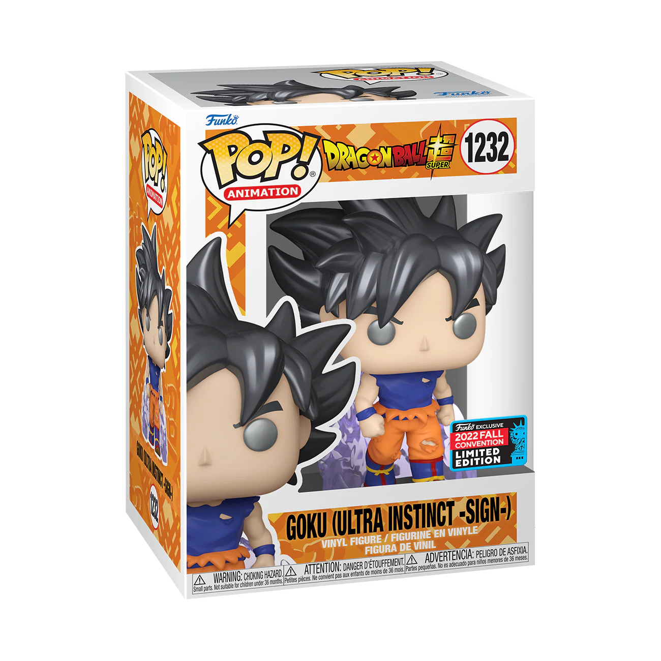 Funko Pop! Animation: Dragon Ball Super - Goku Ultra Instinct Sign 2022 Fall Convention Exclusive - Image 2