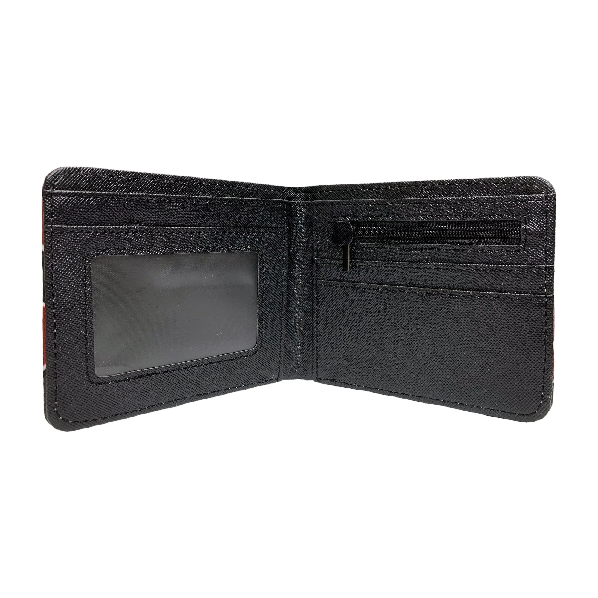 Naruto Shippuden - Akatsuki Anti Leaf Cloud Symbol Bi Fold Anime Wallet - Image 2