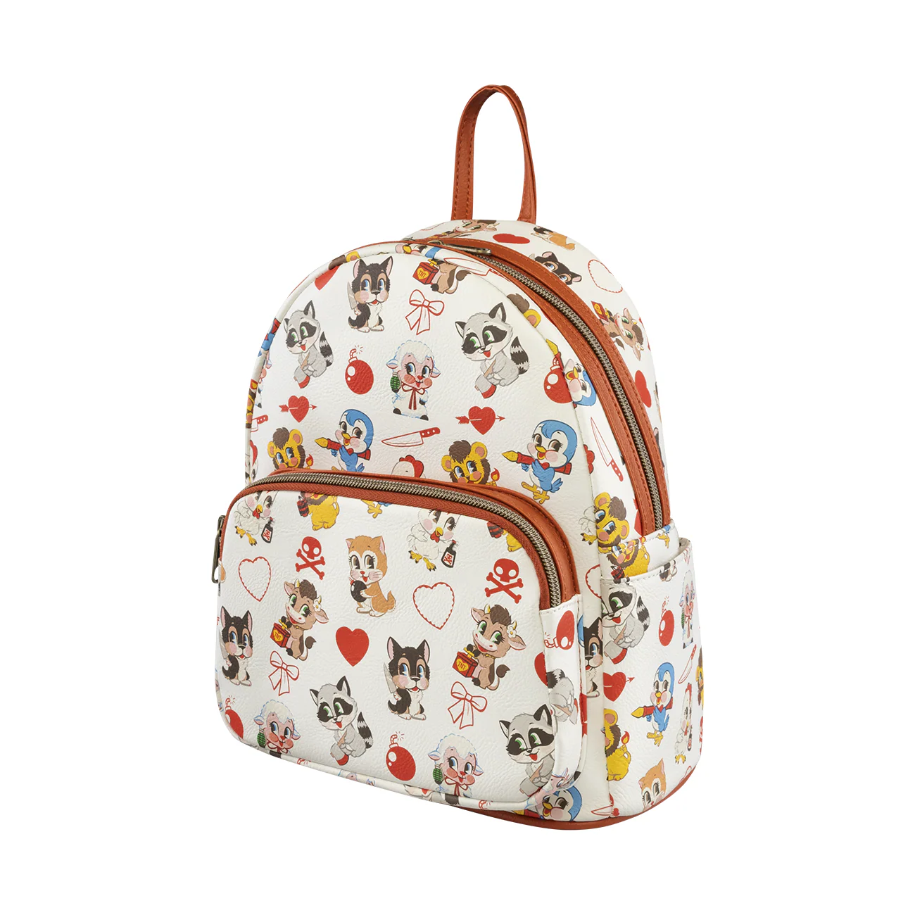 Loungefly Funko Villainous Valentines Double Strap Shoulder Backpack - Image 2