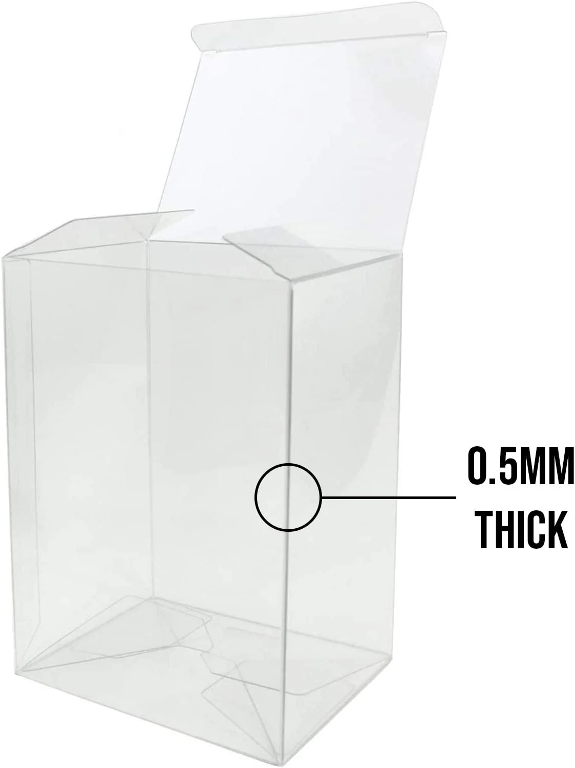 Fundom Clear Plastic Protector Case 0.50MM Extra Thick For 4" Funko Pop (10 Pack) - Image 3