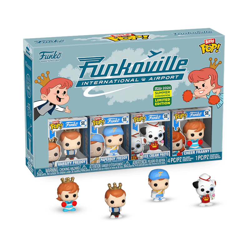 Funko Bitty Pop! Funkoville 4-Pack 2024 Summer Convention