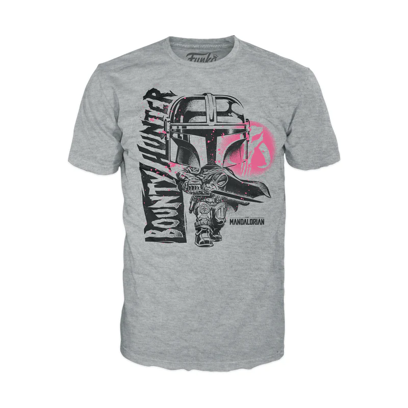 Funko Boxed Tee: Star Wars: The Mandalorian - Bounty Hunter with Darksaber Size 2XL - Image 1