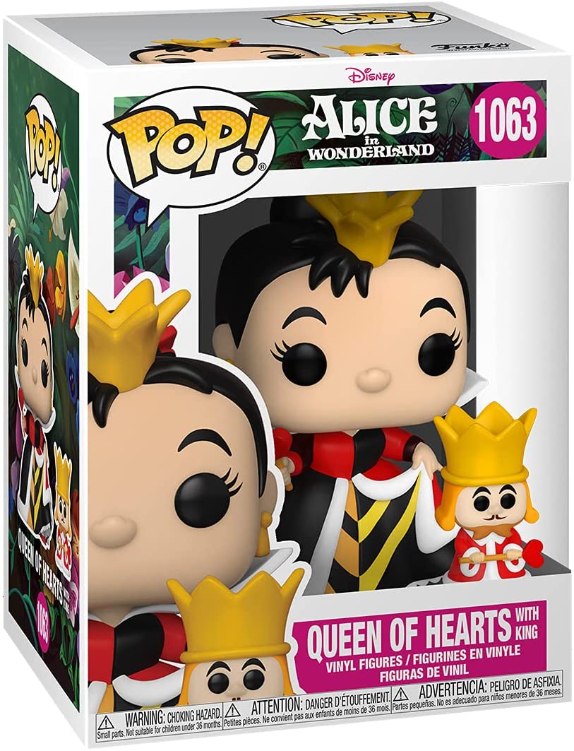 Funko & Buddy Pop! Disney: Alice in Wonderland 70th – Queen with King Vinyl Figure