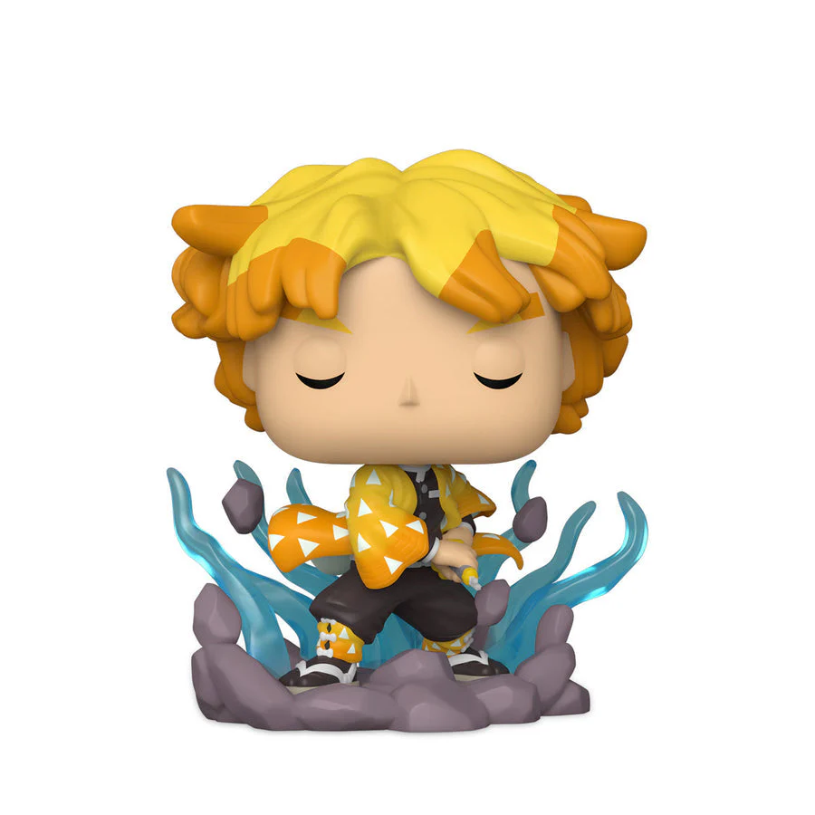 Funko Pop! Animation: Demon Slayer: Kimetsu no Yaiba - Zenitsu Agatsuma 2021 Funimation Exclusive - Image 1