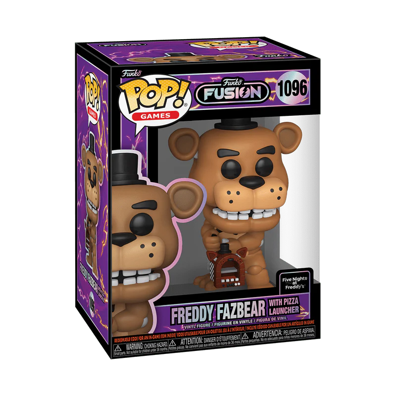 Funko Pop! Fusion Games: Five Nights at Freddy's - Freddy Fazbear with Pizza Launcher #1096 - Image 2