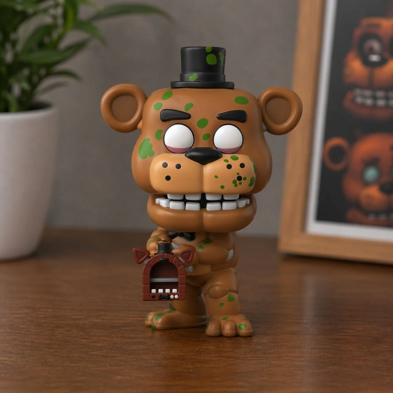 Funko Fusion Pop! Games: Five Nights at Freddy's - Freddy Fazbear with Pizza Launcher Zombie #1096 Chase - Image 3