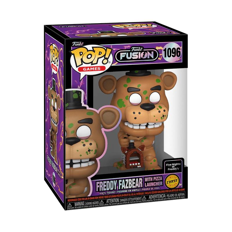 Funko Fusion Pop! Games: Five Nights at Freddy's - Freddy Fazbear with Pizza Launcher Zombie #1096 Chase - Image 2