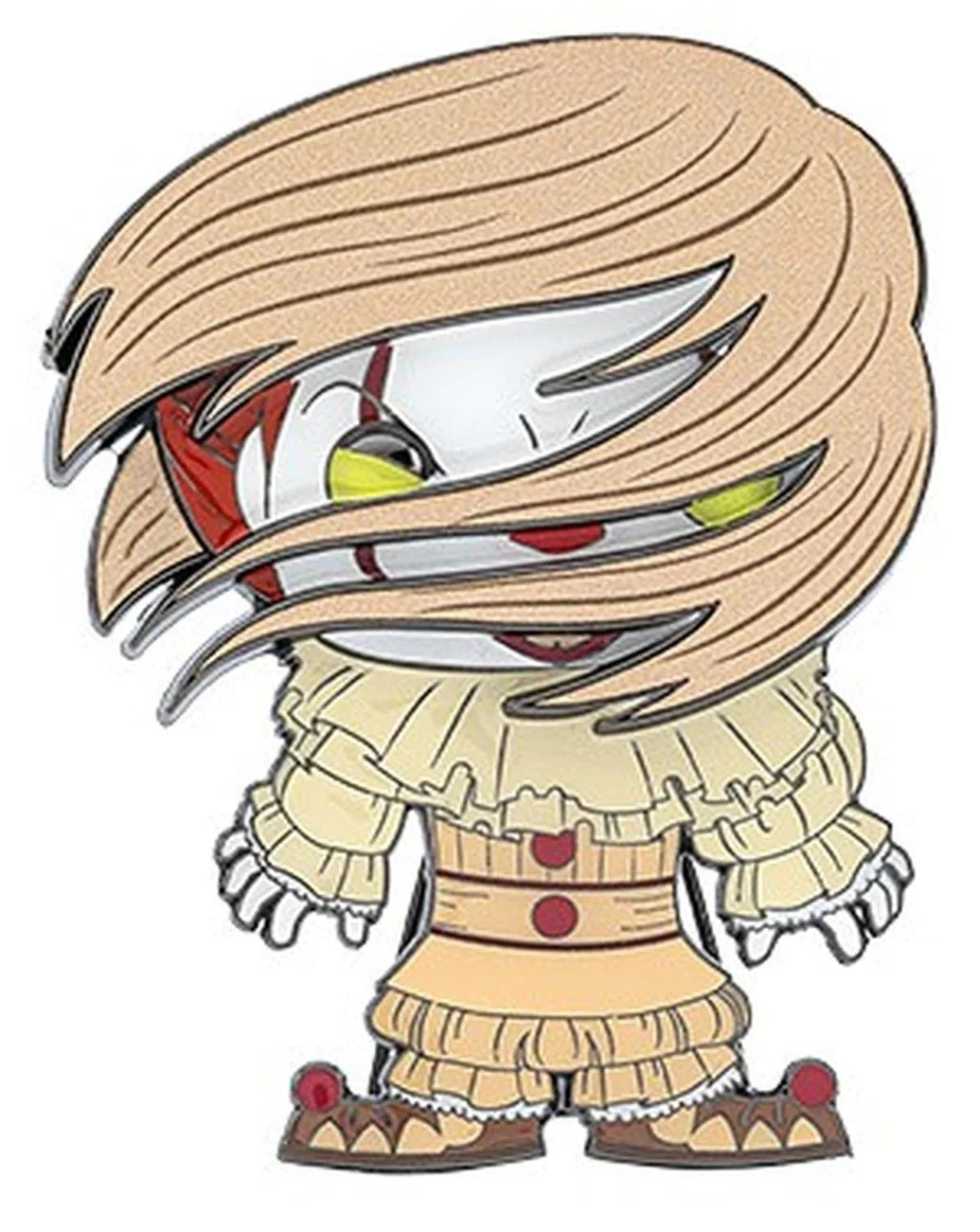 Funko Horror POP! Pins Pennywise Chase Large Enamel Pin - Image 1