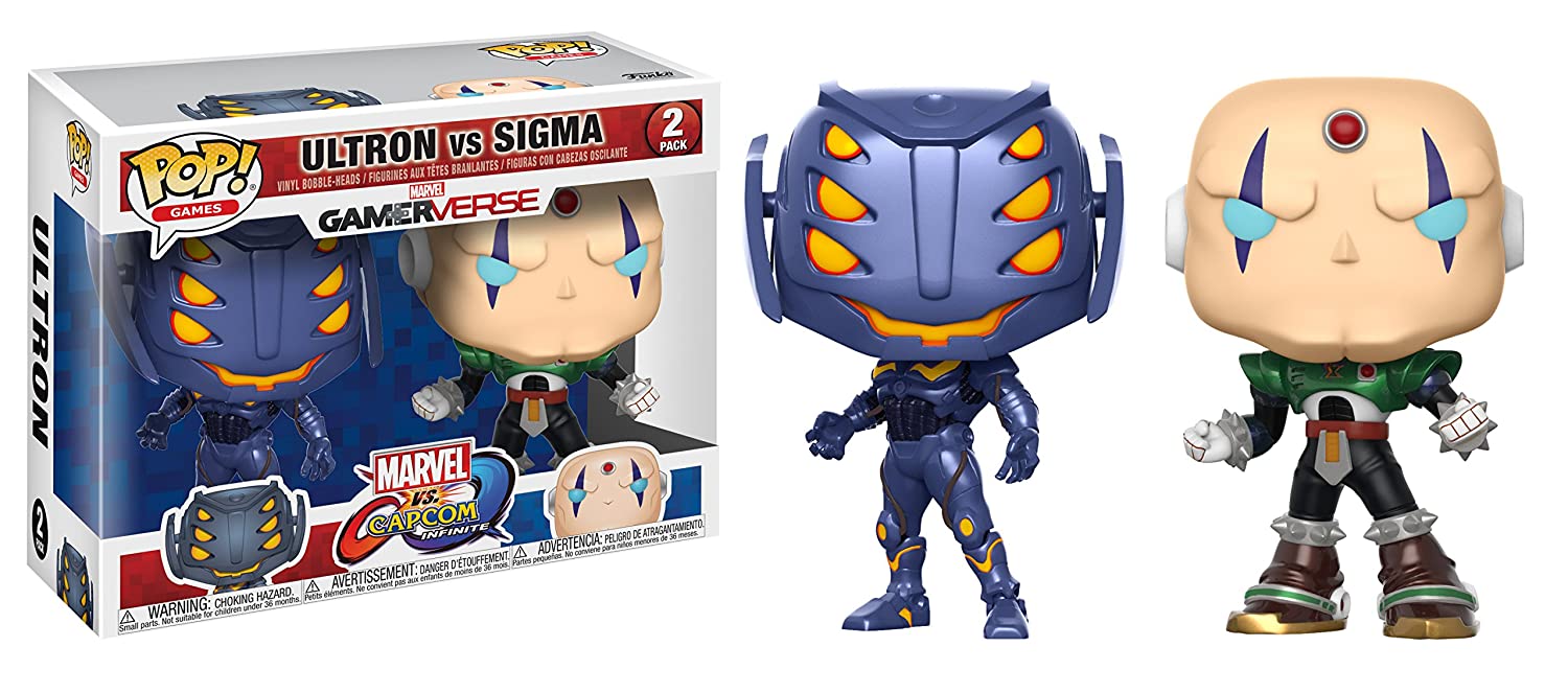 Funko Marvel Capcom Ultron Vs Sigma 2 Pack Vinyl Action Figure - Image 2