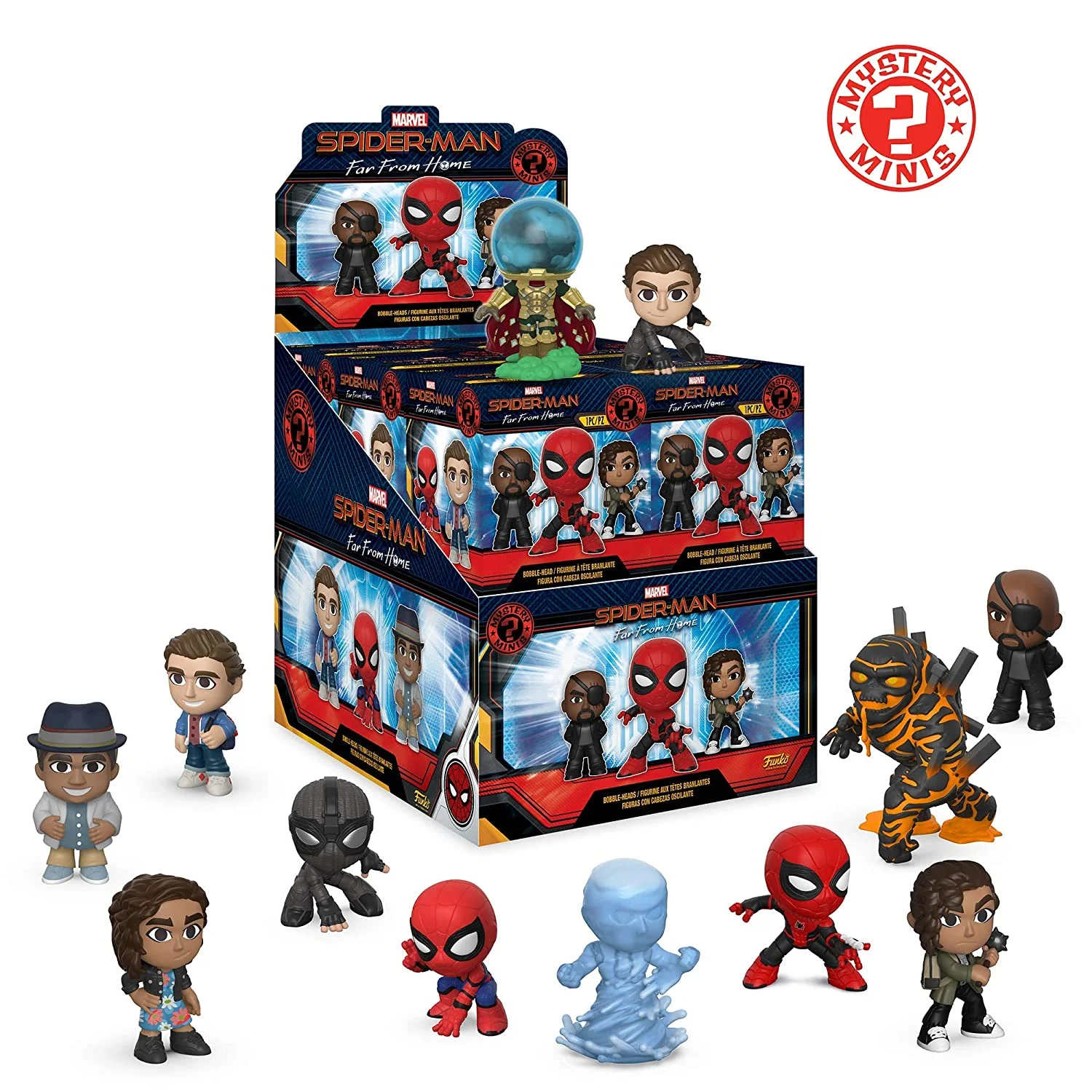 Funko Mystery Minis Spider-Man Far from Home (One Mystery Figure) - Image 1
