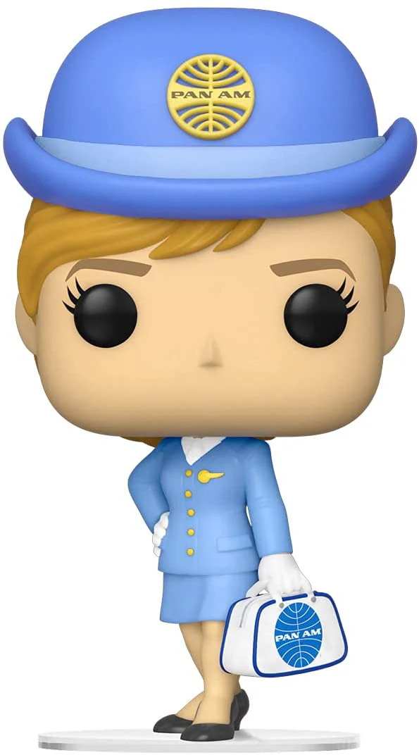 Funko Pop! Ad Icons Pan Am - Stewardess with White Bag Vinyl Figure - Image 1