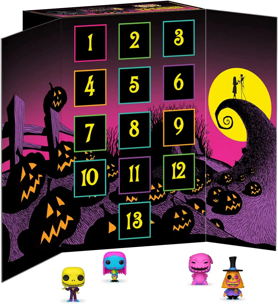 Funko Pop! Advent Calendar: 13 Days – The Nightmare Before Christmas (Blacklight)