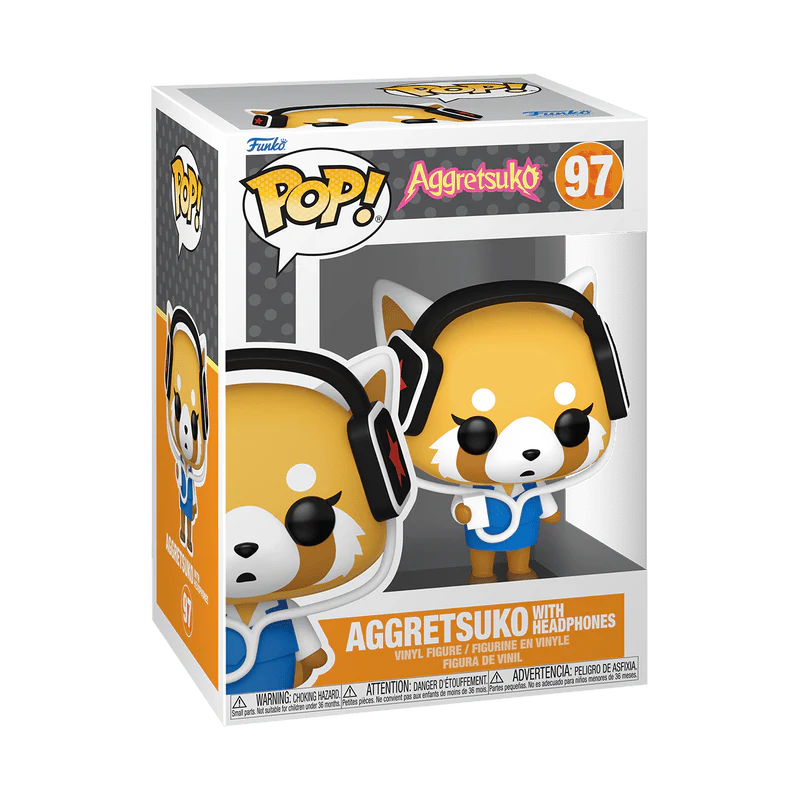 Funko Pop! Sanrio: Aggretsuko - Aggretsuko with Headphones #97 - Image 2