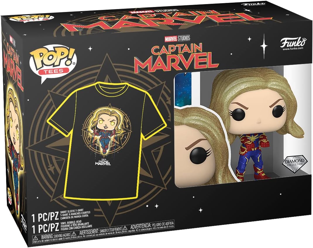 Funko Pop! & Tee Marvel: Captain Marvel Size M - Image 1
