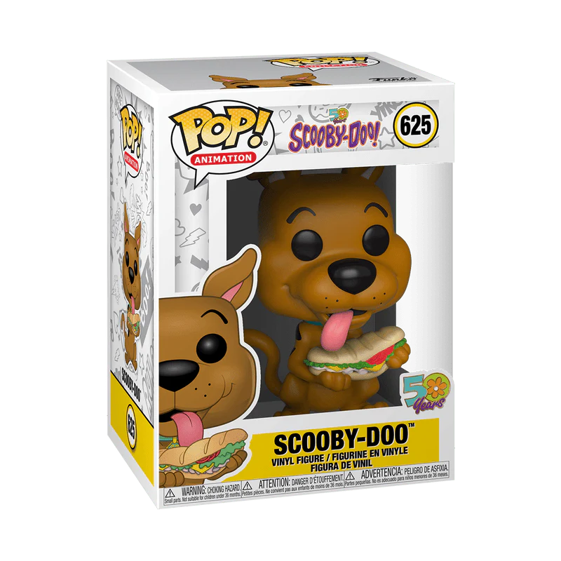 Funko Pop! Animation: 50 Years Scooby-Doo - Scooby-Doo with Sandwich #625 - Image 2