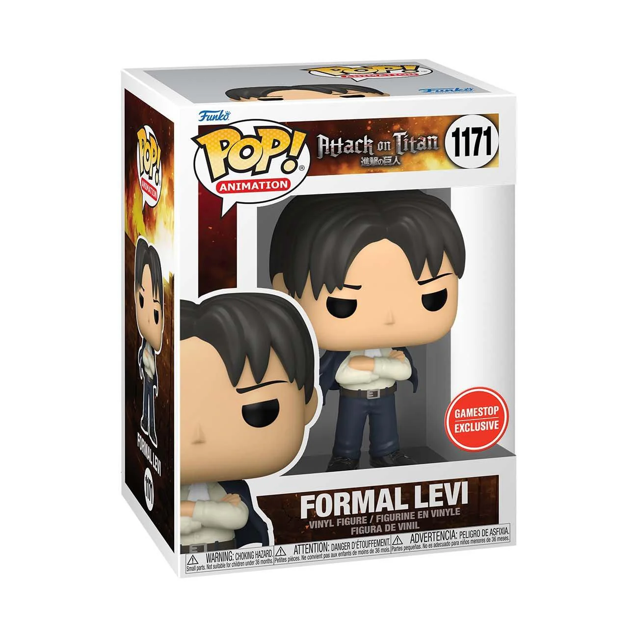Funko Pop! Animation: Attack On Titan – Formal Levi Ackerman GameStop Exclusive