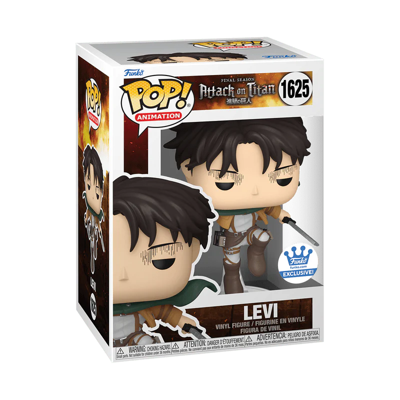 Funko Pop! Animation: Attack on Titan - Levi Ackermann with Swords #1625 Shop Exclusive - Image 2