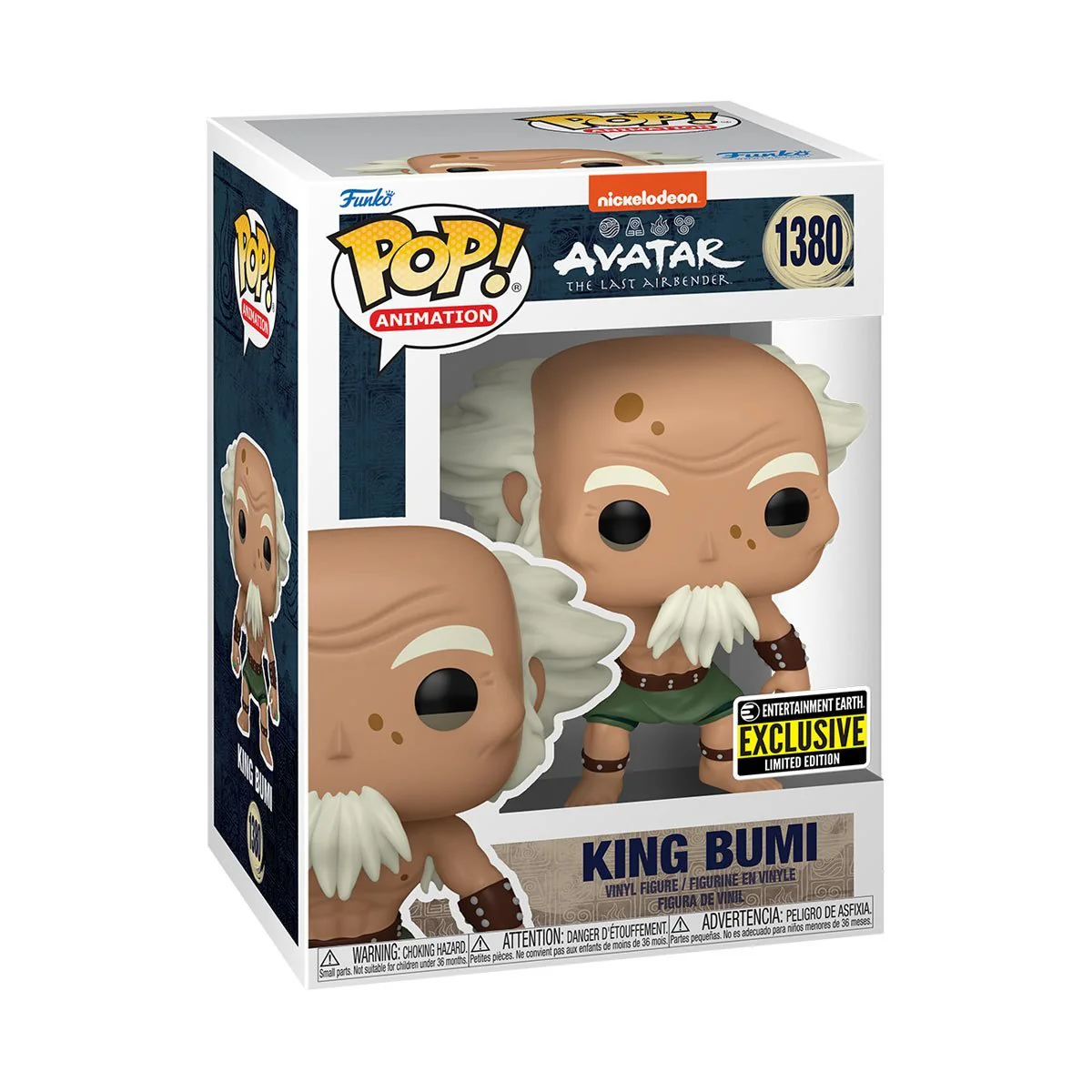 Funko Pop! Animation: Avatar: The Last Airbender - King Bumi #1380 Entertainment Earth Exclusive - Image 2