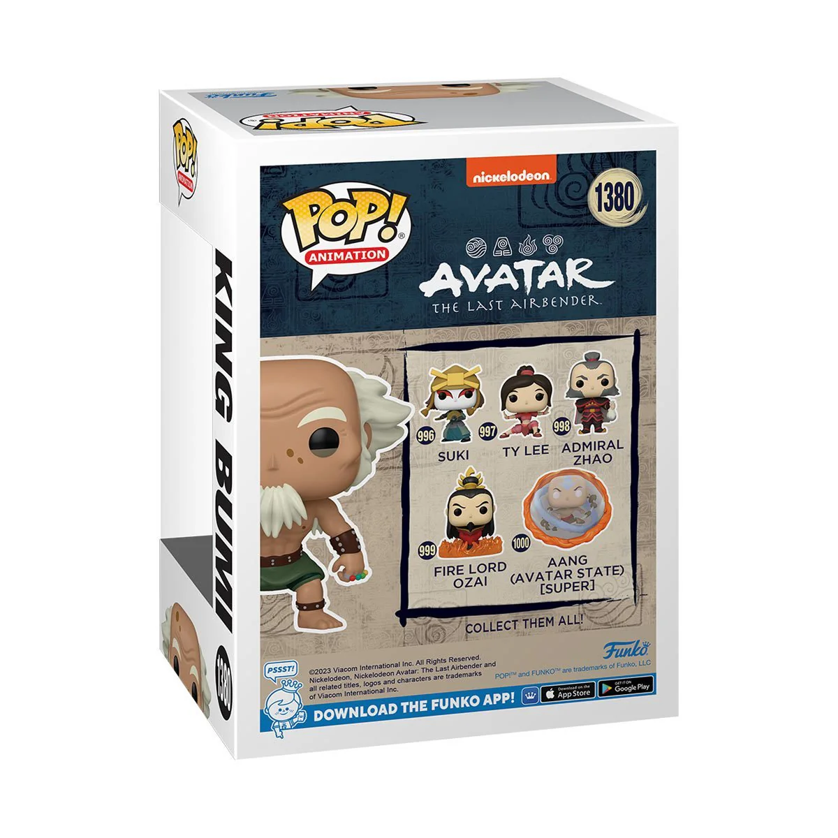 Funko Pop! Animation: Avatar: The Last Airbender - King Bumi #1380 Entertainment Earth Exclusive - Image 3
