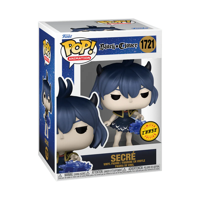 Funko Pop! Animation: Black Clover - Secre with Black Bulls Cloak Chase #1721 - Image 2
