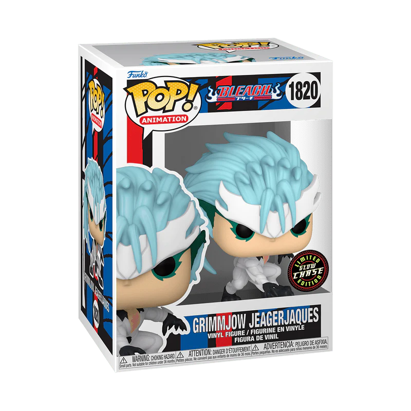 Funko Pop! Animation: Bleach - Grimmjow Jeagerjaques Glow-in-the-dark Chase #1820 - Image 2