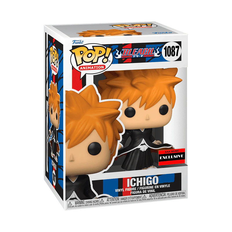 Funko Pop! Animation: Bleach - Ichigo Kurosaki Bankai Tensa Zangetsu #1087 AAA Anime Exclusive - Image 2