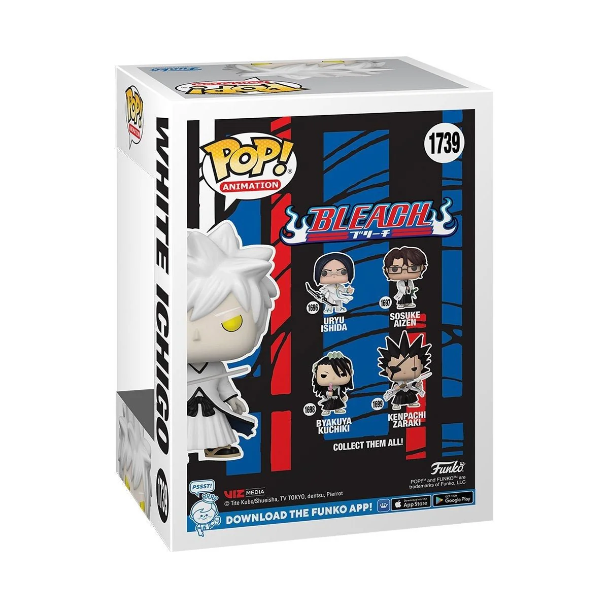 Funko Pop! Animation: Bleach - White Ichigo Kurosaki #1739 AAA Anime Exclusive - Image 3