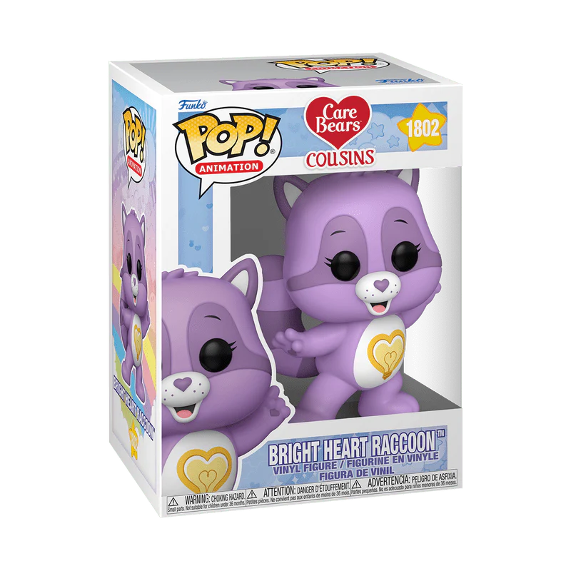 Funko Pop! Animation: Care Bear Cousins - Bright Heart Raccoon #1802 - Image 2