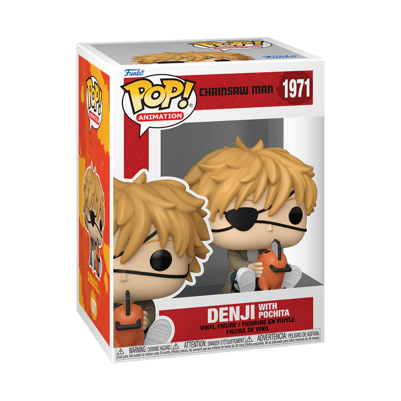Funko Pop! Animation: Chainsaw Man - Denji with Pochita #1971 - Image 2