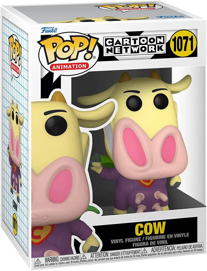 Funko Pop! Animation: Cow and Chicken - Super Cow #1071 - Image 2