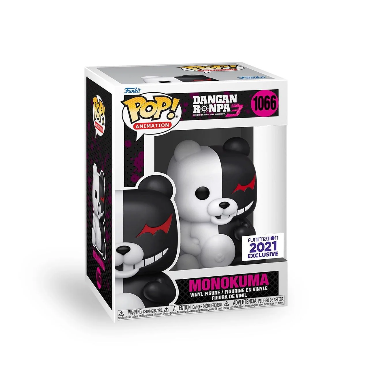 Funko Pop! Animation: Danganronpa 3: The End of Hope's Peak - Monokuma #1066 Funimation 2021 Exclusive - Image 2