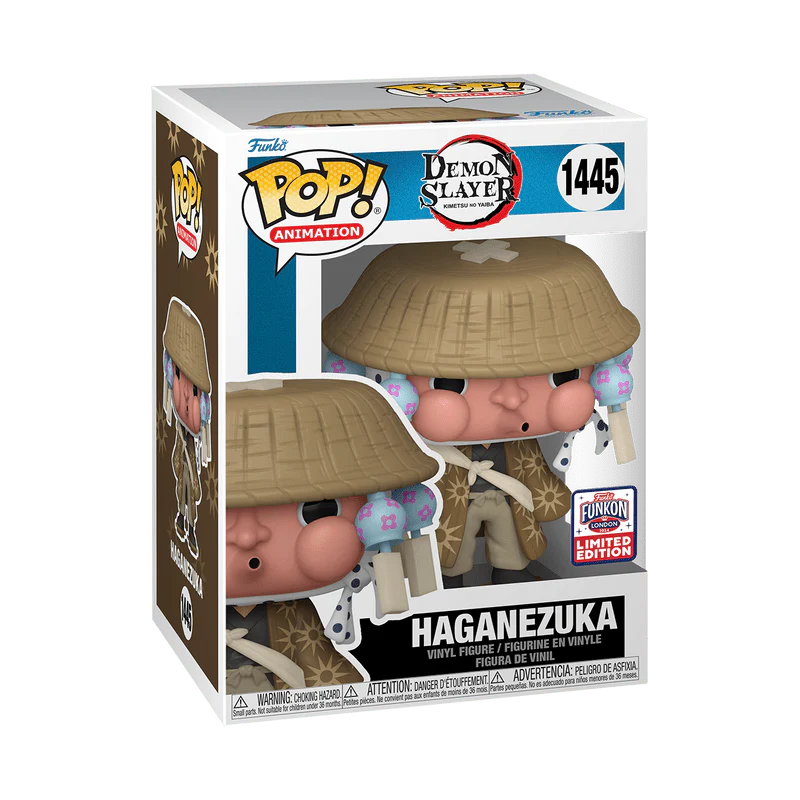 Funko Pop! Animation: Demon Slayer: Kimetsu no Yaiba - Haganezuka with Hat #1445 2024 FunKon London Exclusive - Image 2