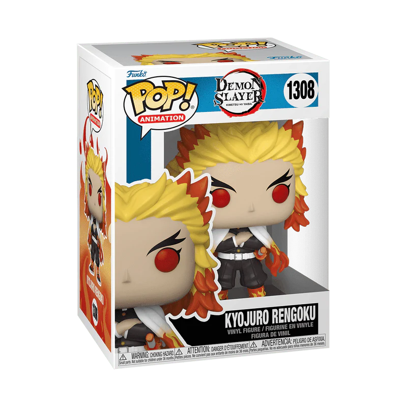 Funko Pop! Animation: Demon Slayer: Kimetsu no Yaiba - Kyojuro Rengoku #1308 - Image 2