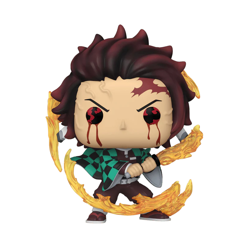 Funko Pop! Animation: Demon Slayer: Kimetsu no Yaiba - Tanjiro Kamado Sun Breathing #1748 - Image 1