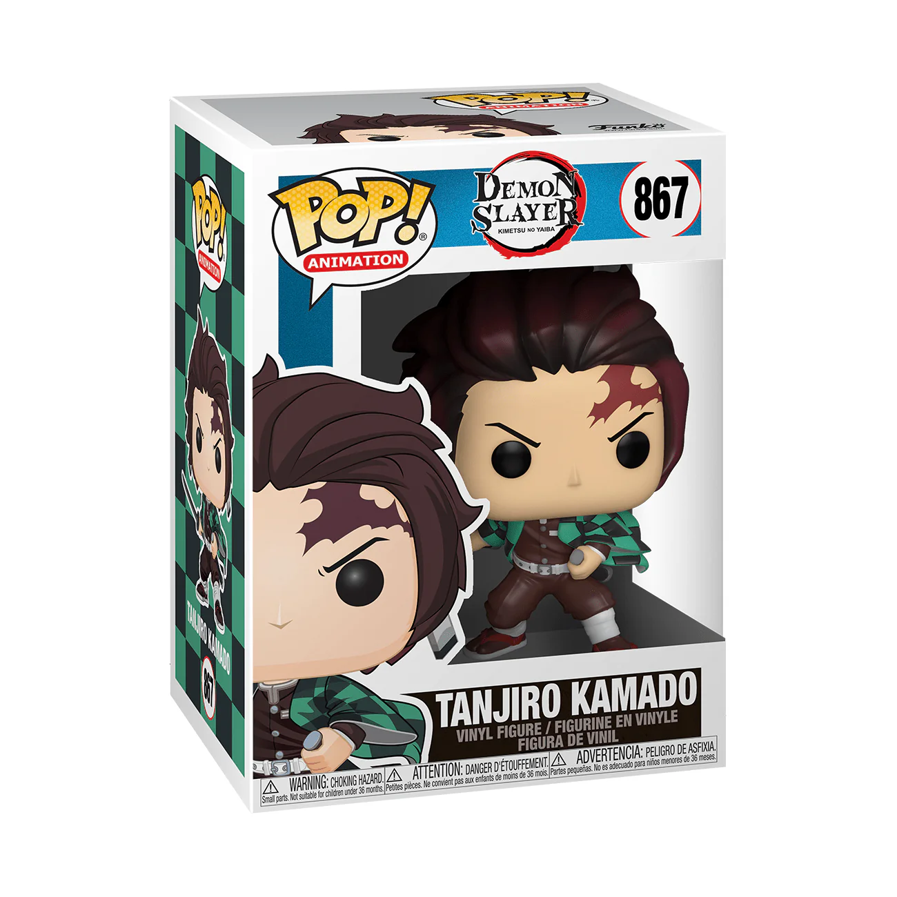 Funko Pop! Animation: Demon Slayer: Kimetsu no Yaiba - Tanjiro Kamado #867 - Image 3