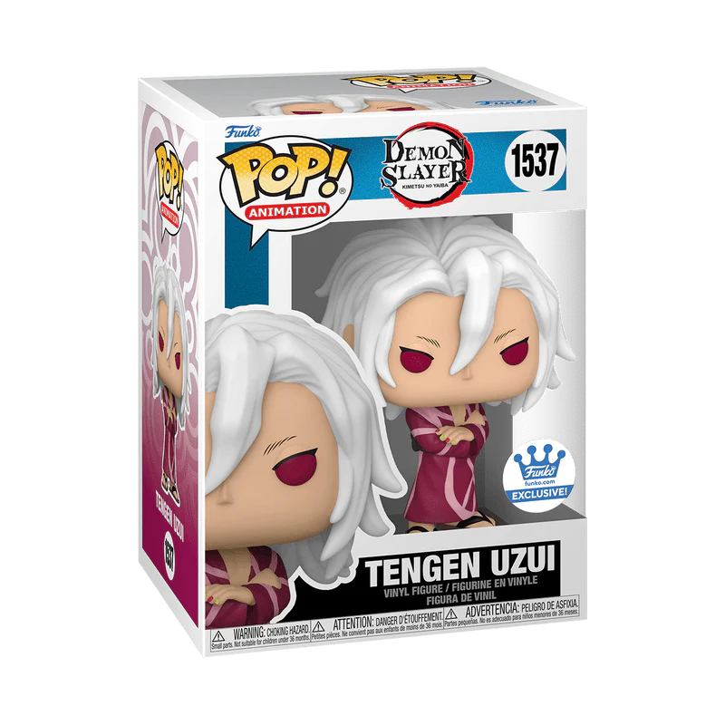 Funko Pop! Animation: Demon Slayer: Kimetsu no Yaiba - Tengen Uzui Kimono #1537 Shop Exclusive - Image 3