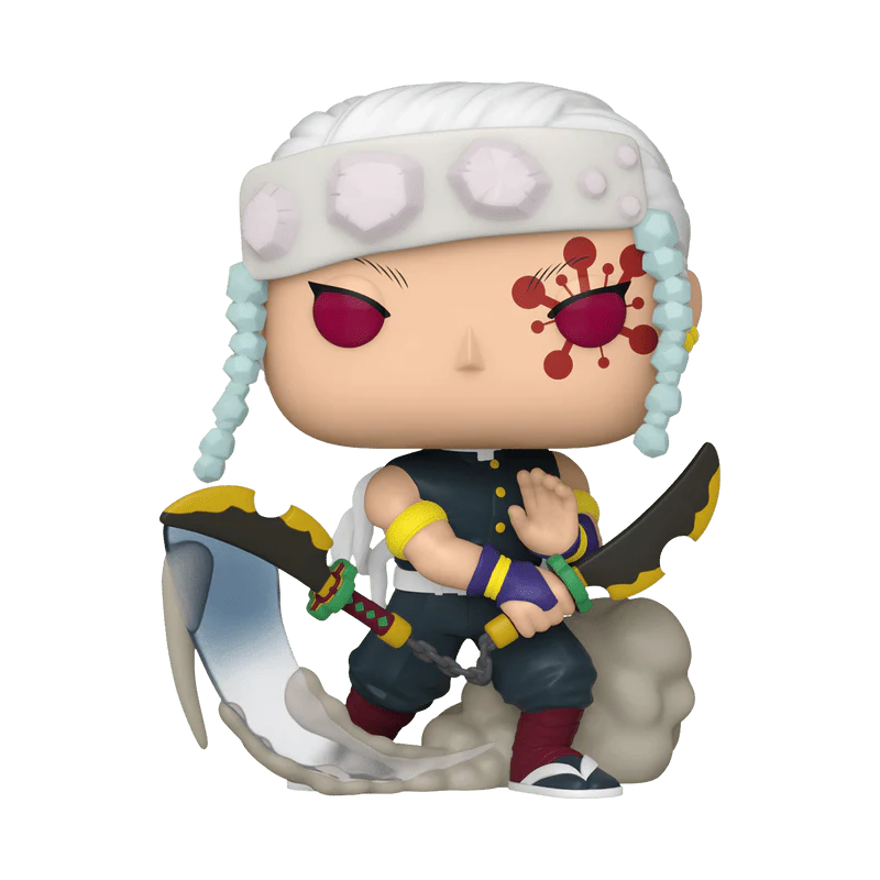 Funko Pop! Animation: Demon Slayer: Kimetsu no Yaiba - Tengen Uzui with Nichirin Cleavers - Image 1