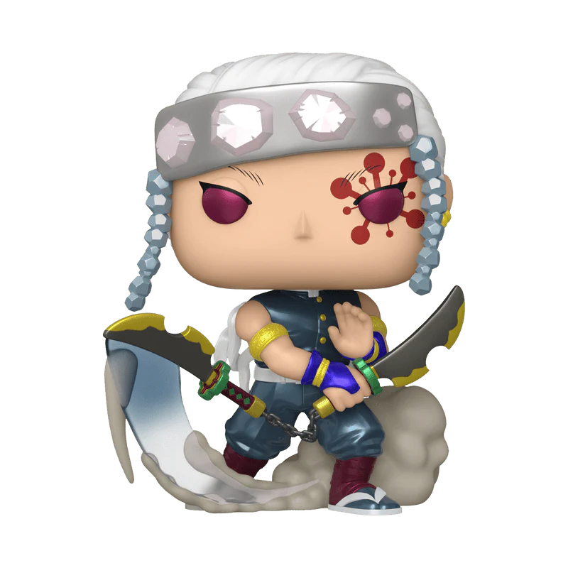 Funko Pop! Animation: Demon Slayer – Tengen Uzui With Nichirin Cleavers Metallic Chase
