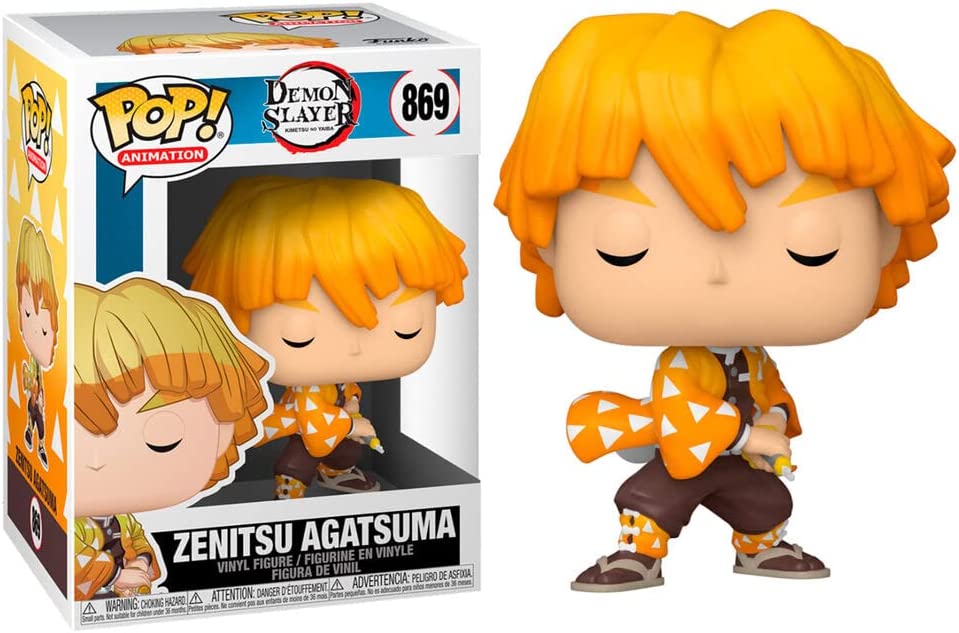 Funko Pop! Animation: Demon Slayer: Kimetsu no Yaiba - Zenitsu Agatsuma #869 - Image 2