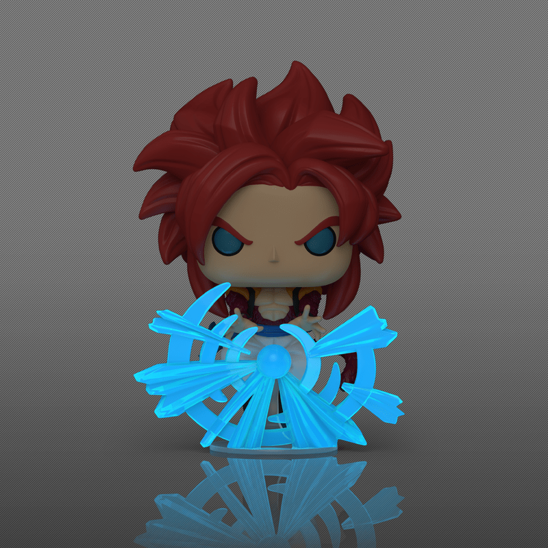 Funko Pop! Animation: Dragon Ball GT - Super Saiyan 4 Gogeta with Energy Blast #2074 Glow-in-the-dark Chase - Image 3
