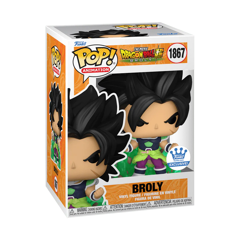 Funko Pop! Animation: Dragon Ball Super: Broly - Broly Enraged #1867 Shop Exclusive - Image 2
