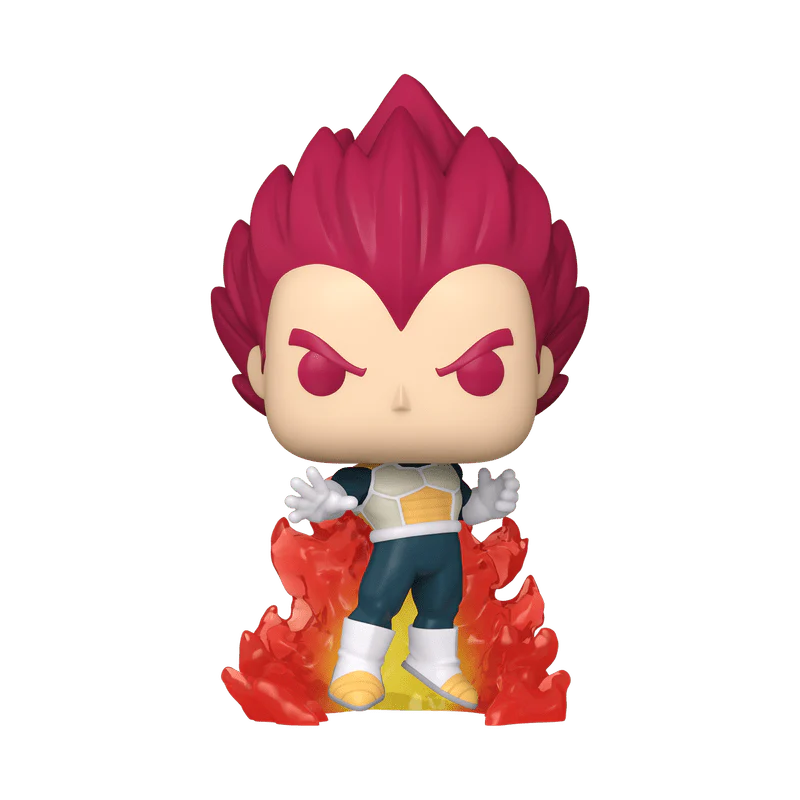 Funko Pop! Animation: Dragon Ball Super: Broly - Super Saiyan God Vegeta with Aura #1868 Chalice Collectibles Exclusive - Image 1