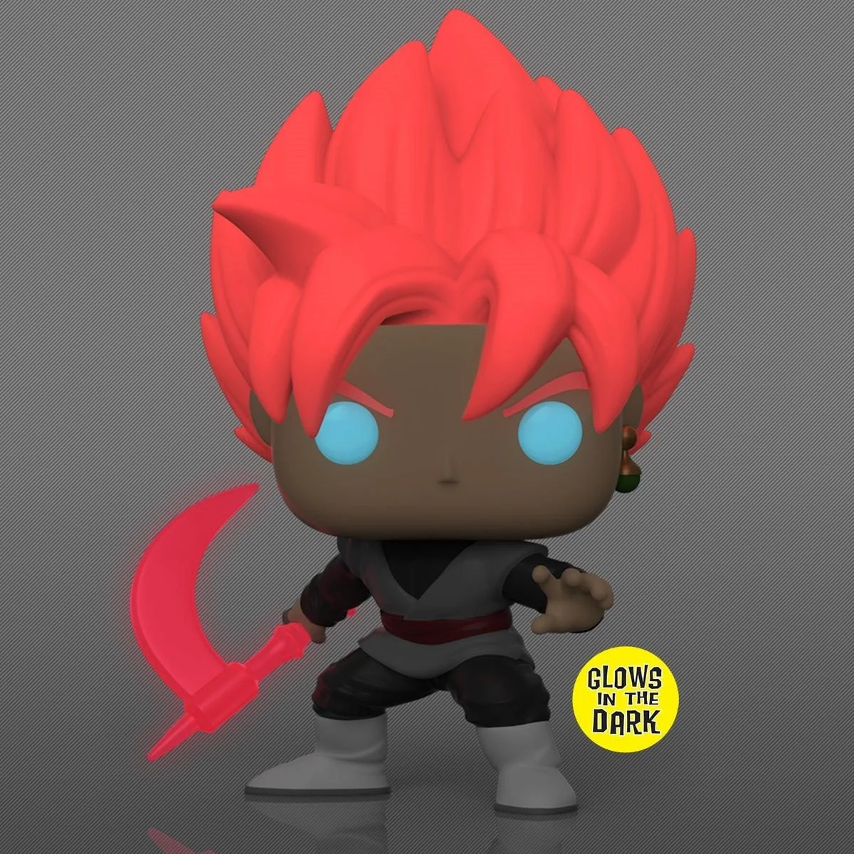 Funko Pop! Animation: Dragon Ball Super - Saiyan Rose Goku Black Glow-in-the-Dark Entertainment Earth Exclusive - Image 1