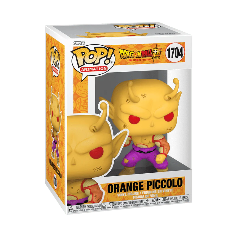 Funko Pop! Animation: Dragon Ball Super: Super Hero - Orange Piccolo Battle Damaged #1704 - Image 2